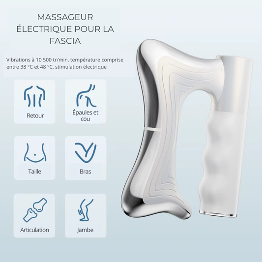 Masseur de Fascia Électrique EMS Chauffant